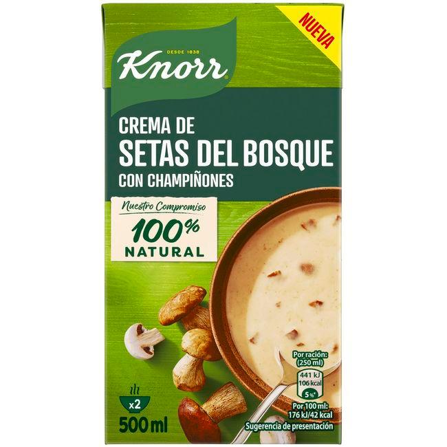 Eroski Crema de setas del bosque KNORR brik 500 ml