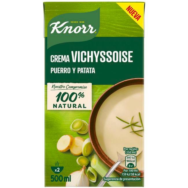 Eroski Crema Vichyssoise KNORR brik 500 ml