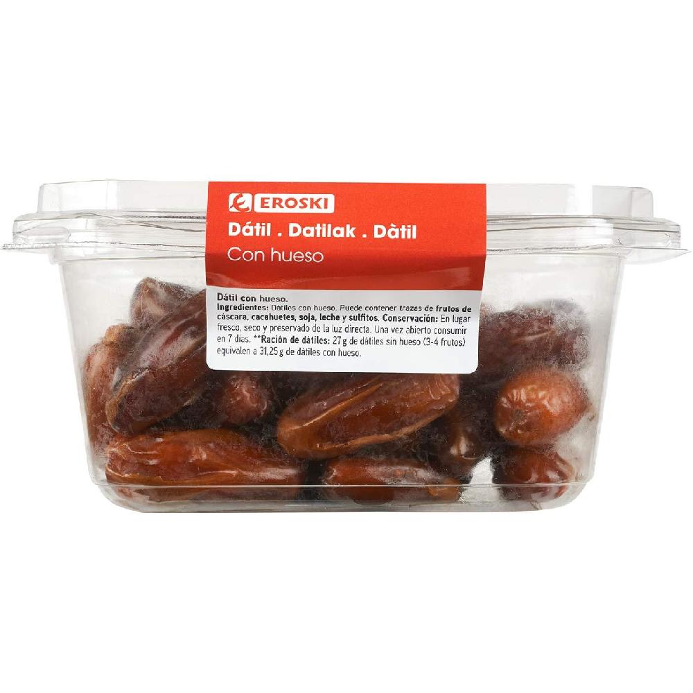 Eroski Dátil Con Hueso EROSKI Bandeja 250 G