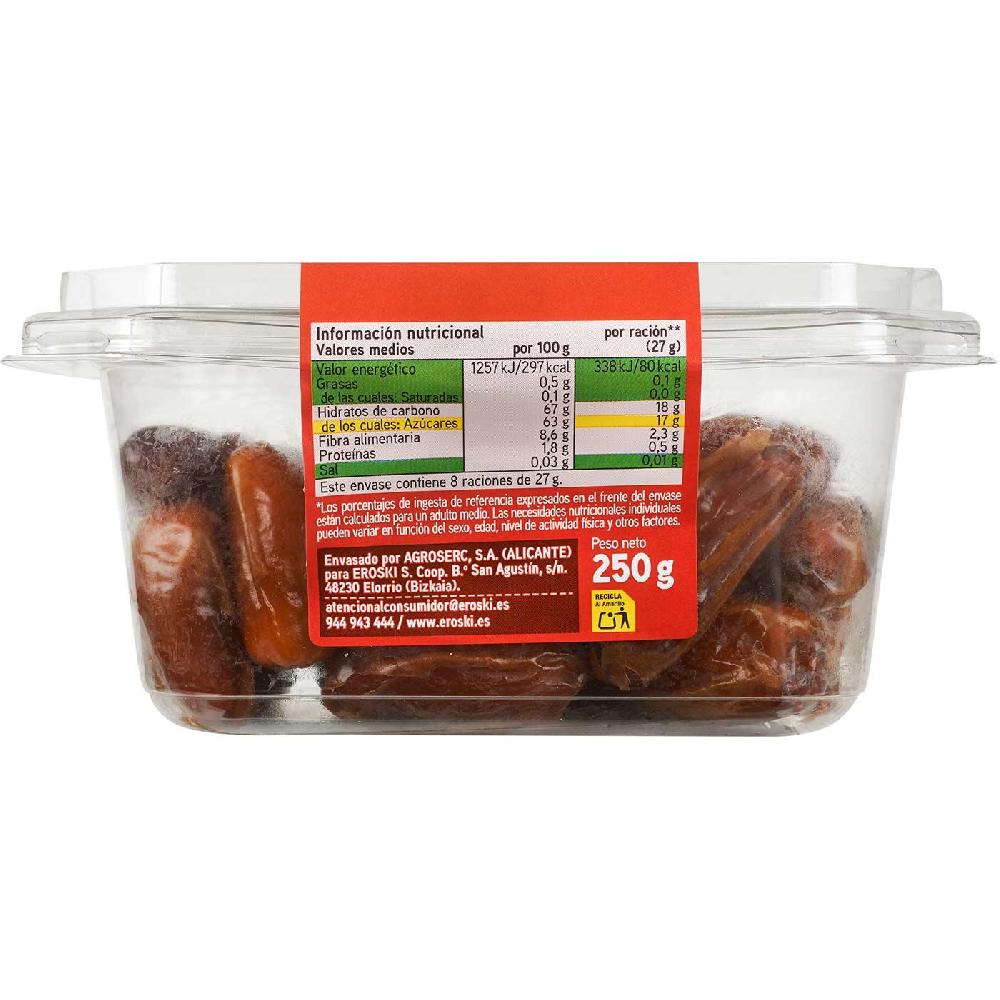 Eroski Dátil Con Hueso EROSKI Bandeja 250 G