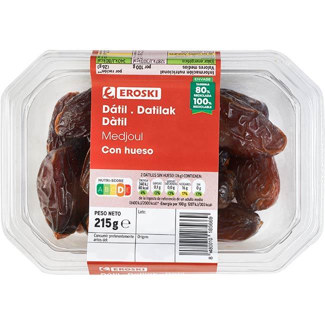 Eroski Dátil Medjoul EROSKI tarrina 215 g
