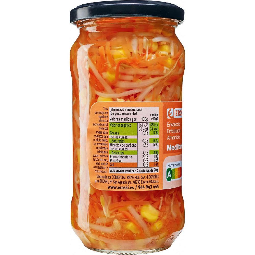 Eroski Ensalada Mediterránea EROSKI Frasco 180 G
