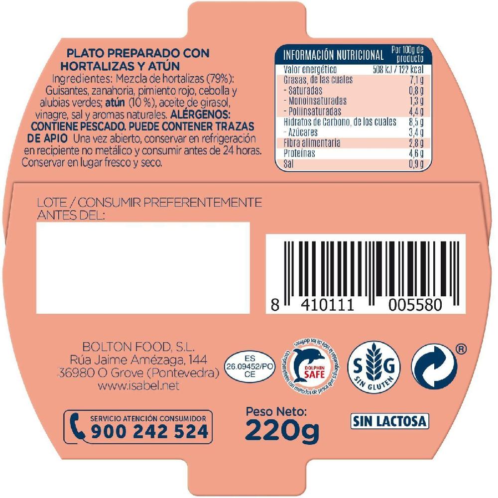 Eroski Ensalada Mediterránea ISABEL Bol 220 G