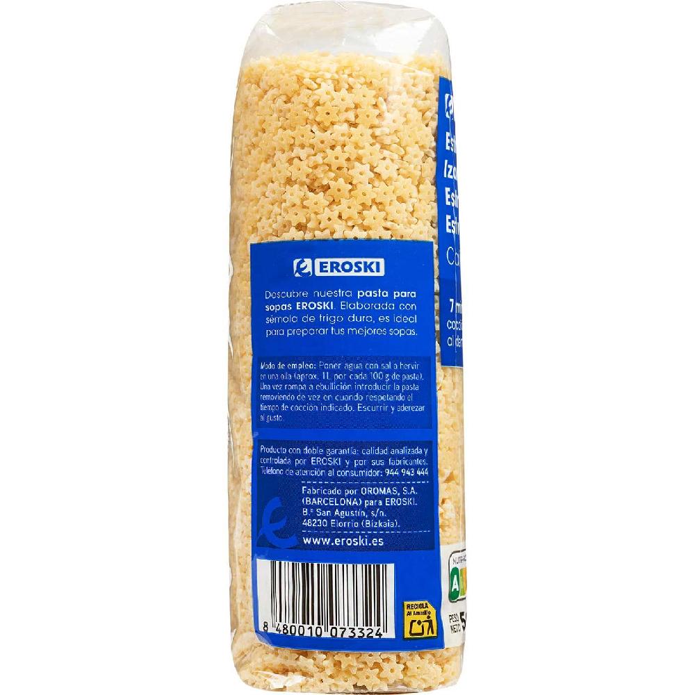 Eroski Estrellitas EROSKI Paquete 500 G