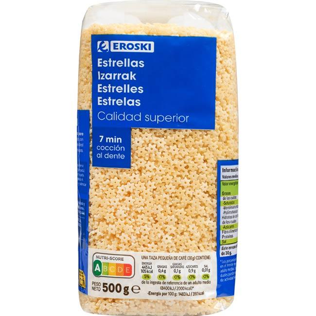 Eroski Estrellitas EROSKI paquete 500 g