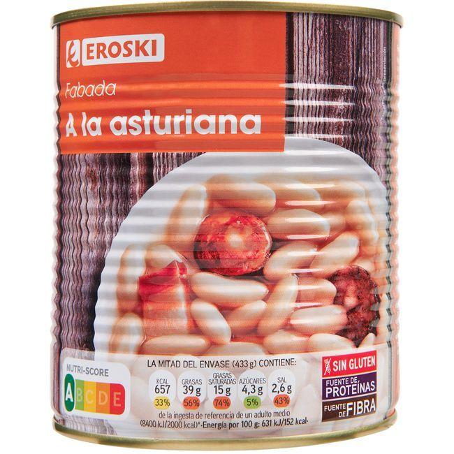 Eroski Fabada A La Asturiana EROSKI Lata 865 G
