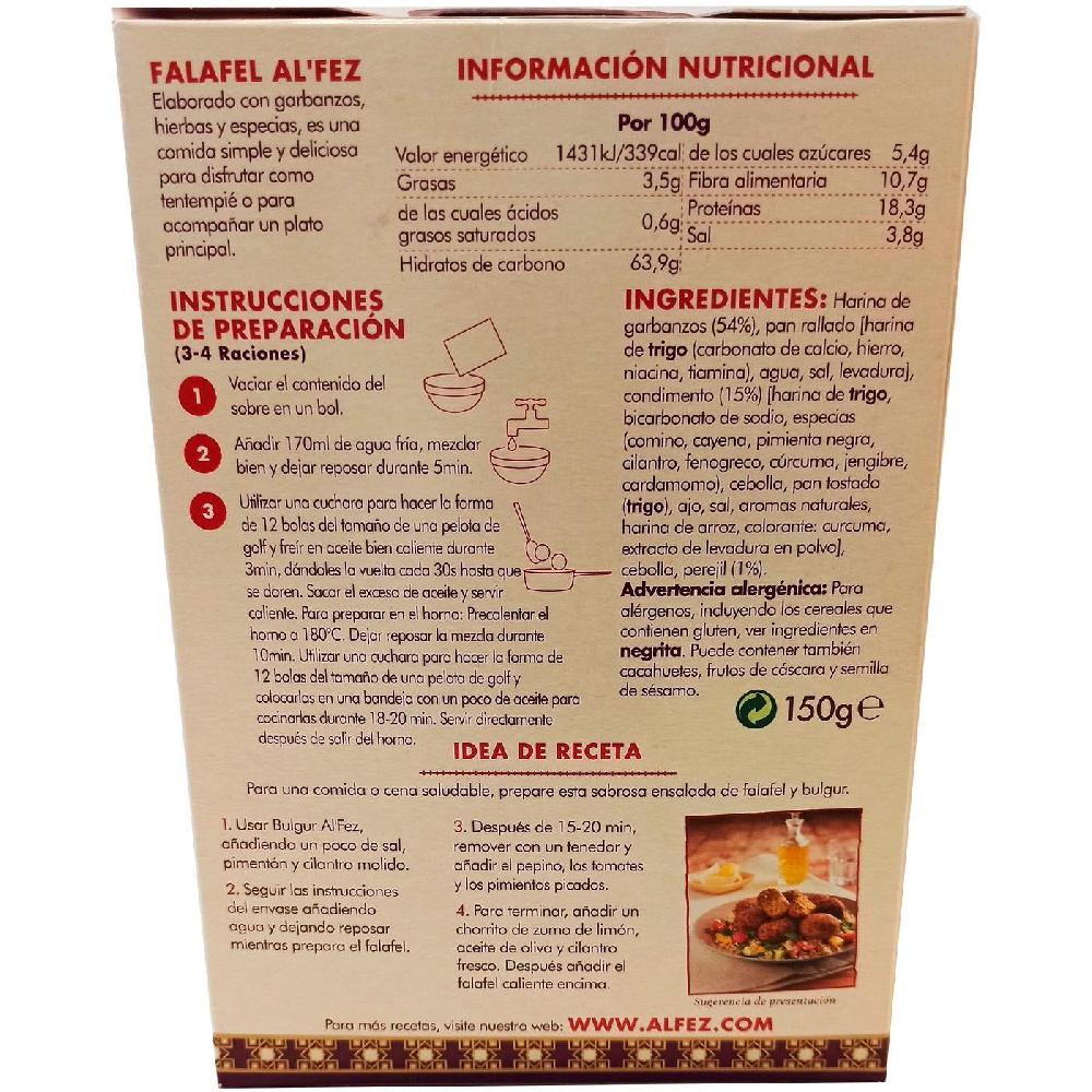 Eroski Falafel ALFEZ Paquete 150 G