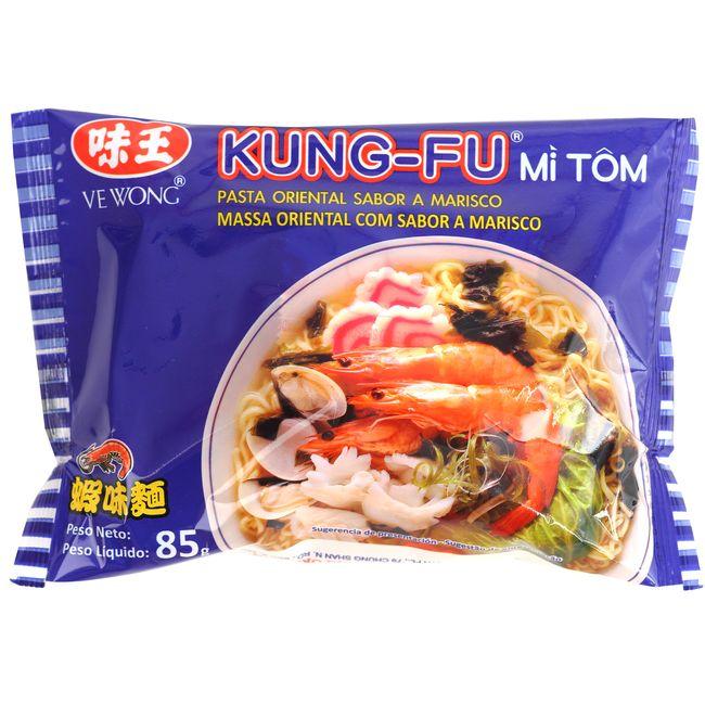 Eroski Fideos sabor a gamba KUNG-FU paquete 85 g