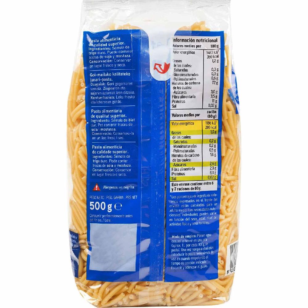 Eroski Fideua EROSKI Paquete 500 G