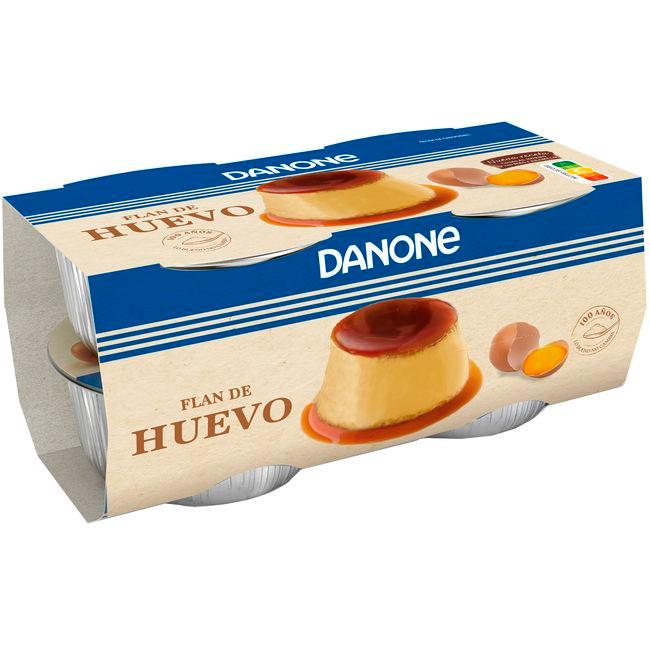 Eroski Flan de huevo DANONE pack 4x100 g