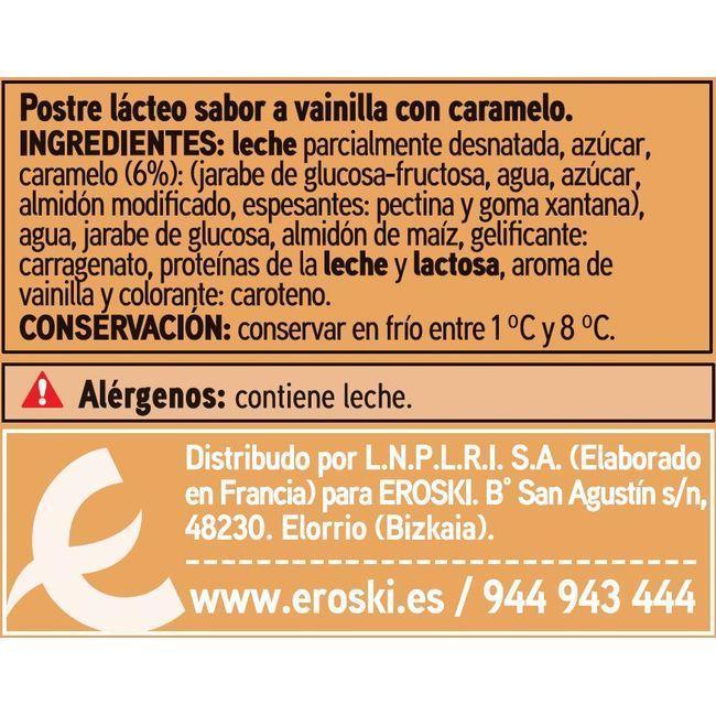 Eroski Flan De Vainilla EROSKI Basic Pack 6x100 G