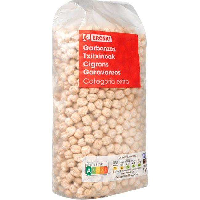 Eroski Garbanzo Extra EROSKI Paquete 1 Kg