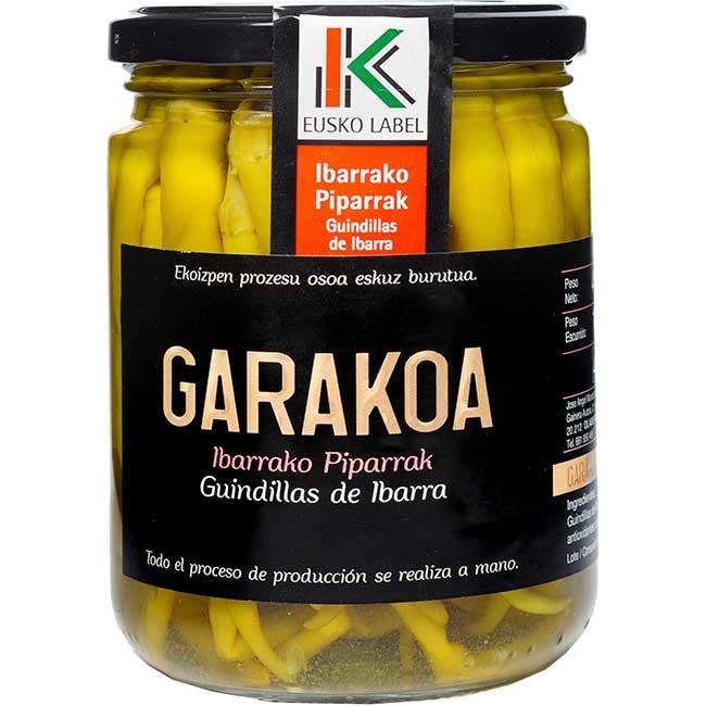 Eroski Guindillas de Ibarra GARAKOA frasco 155 g