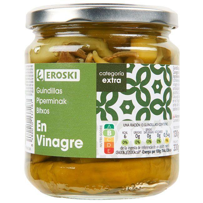 Eroski Guindillas EROSKI frasco 130 g