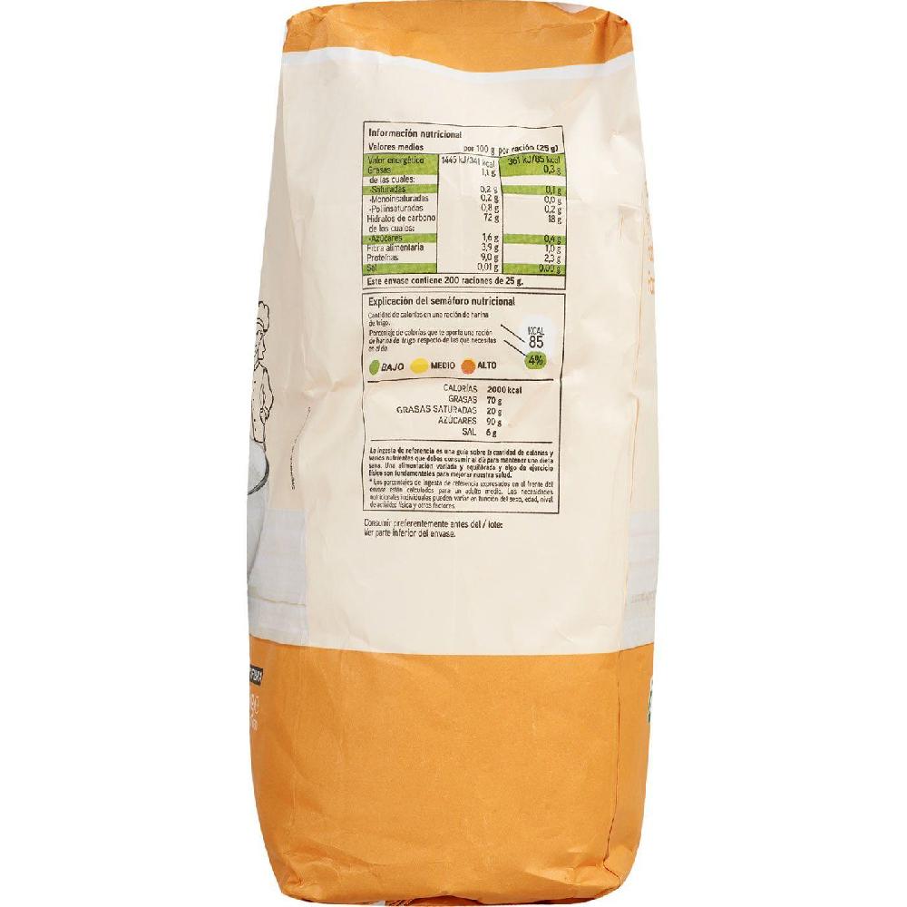 Eroski Harina De Trigo EROSKI BASIC Paquete 5 Kg