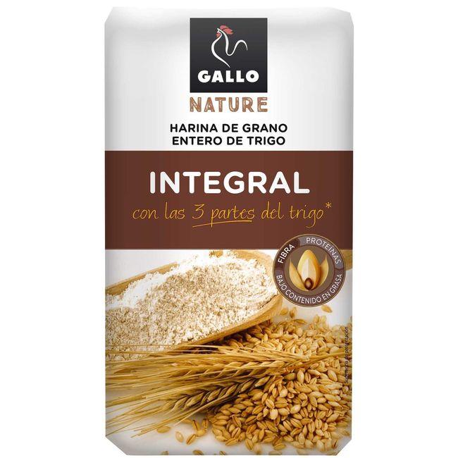 Eroski Harina integral GALLO paquete 1 kg