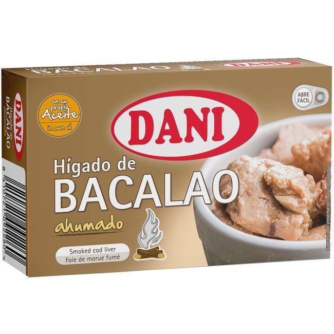 Eroski Hígado de bacalao ahumado DANI lata 120 g