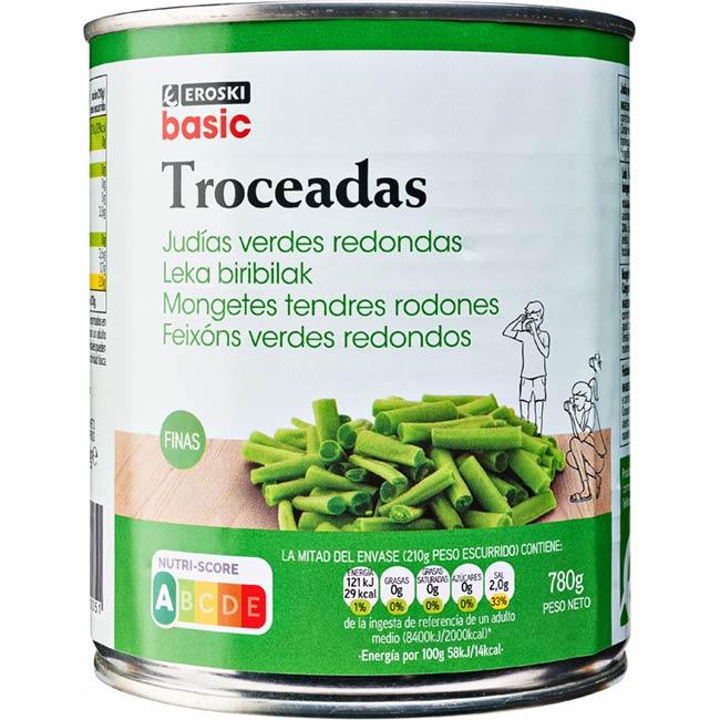 Eroski Judía fina EROSKI BASIC lata 420 g