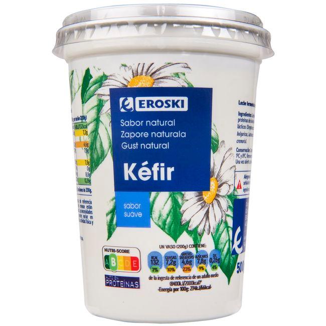 Eroski Kéfir natural cuchara EROSKI tarrina 500 g