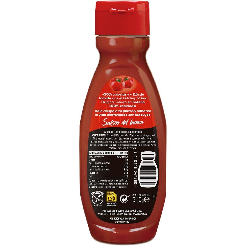 Eroski Ketchup Cero PRIMA Bote 510 G