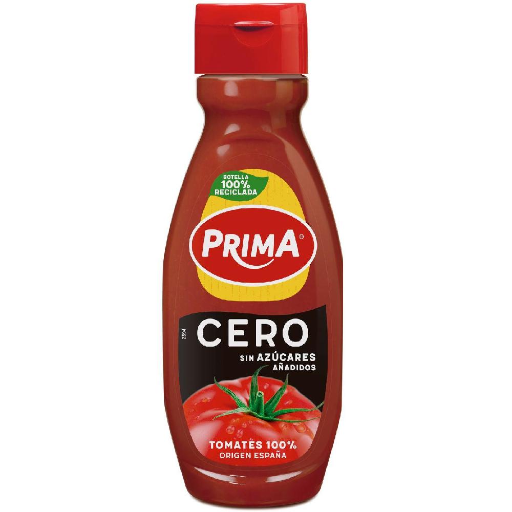 Eroski Ketchup cero PRIMA bote 510 g