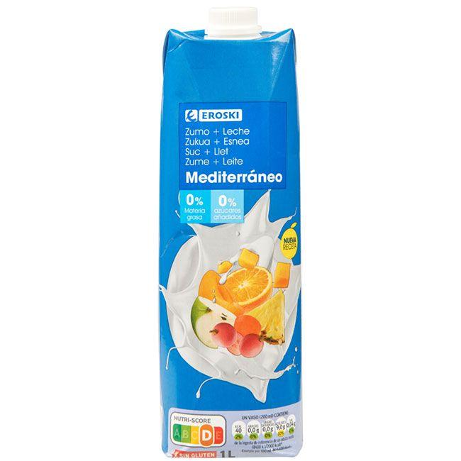 Eroski Lactozumo Mediterráneo EROSKI brik 1 litro