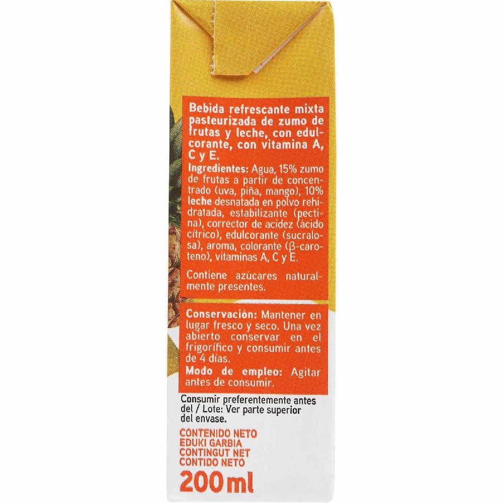 Eroski Lactozumo Tropical EROSKI Pack 6x200 Ml