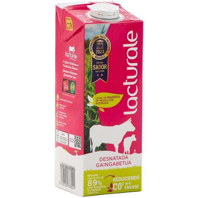 Eroski Leche Desnatada LACTURALE Brik 1 Litro