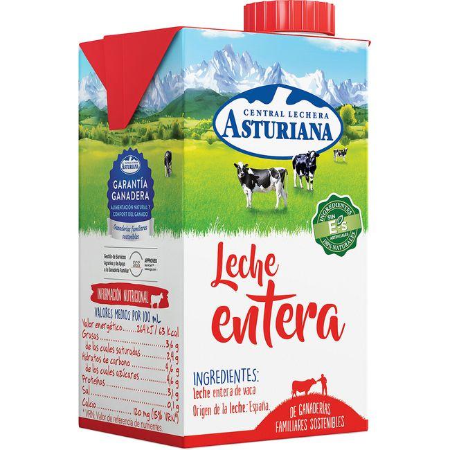 Eroski Leche Entera ASTURIANA Brik 50 Cl