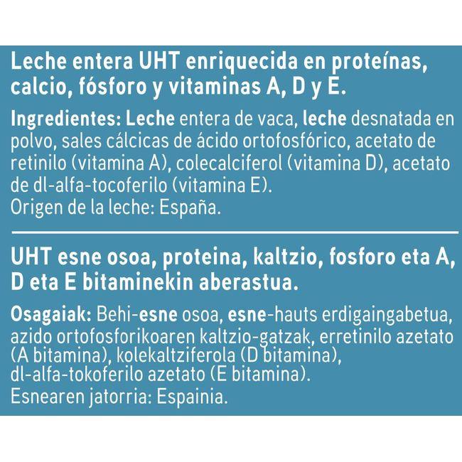 Eroski Leche Entera Calcio EROSKI Brik 1 Litro