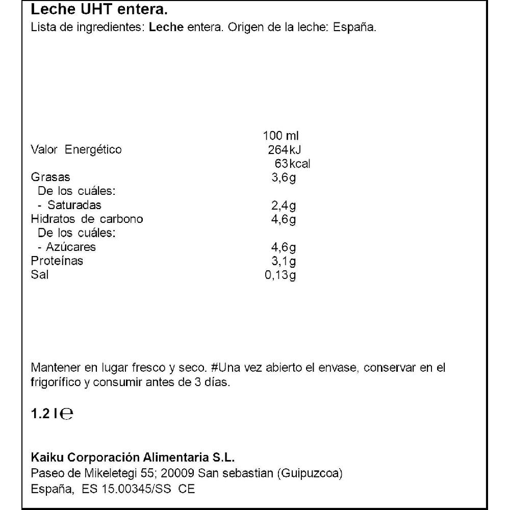 Eroski Leche Entera KAIKU DISNEY Pack 6x200 Ml