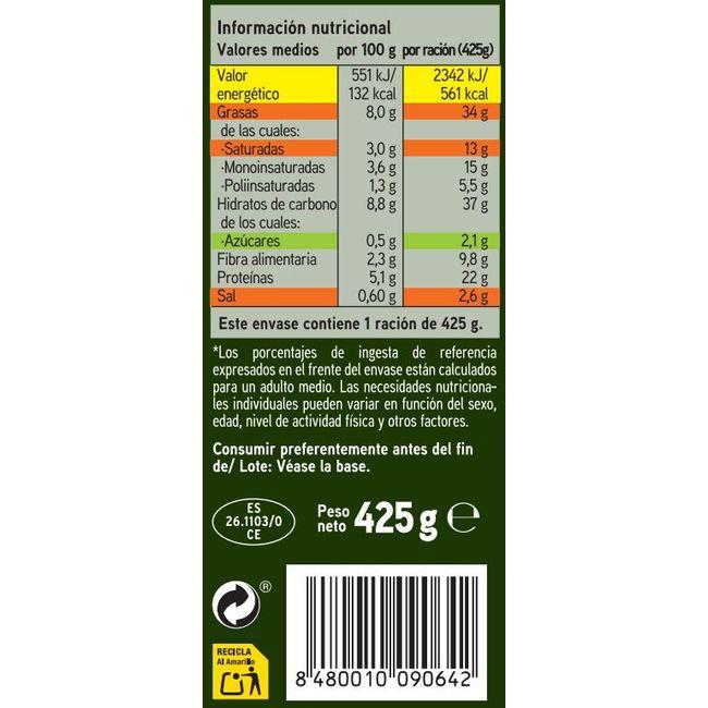 Eroski Lentejas A La Riojana EROSKI Lata 425 G