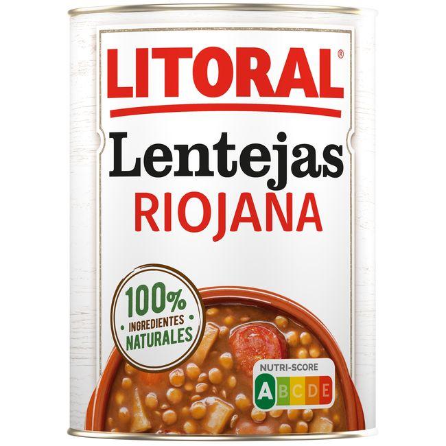 Eroski Lentejas a la riojana LITORAL lata 425 g