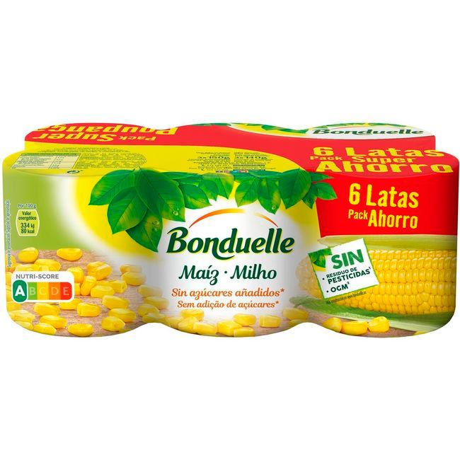 Eroski Maíz dulce BONDUELLE pack 6x140 g