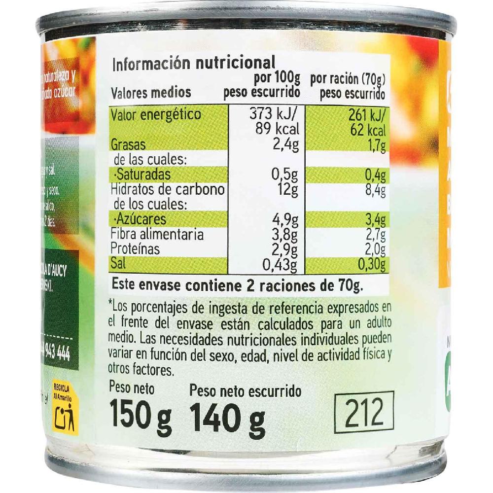 Eroski Maíz Dulce EROSKI Pack 3x140 G