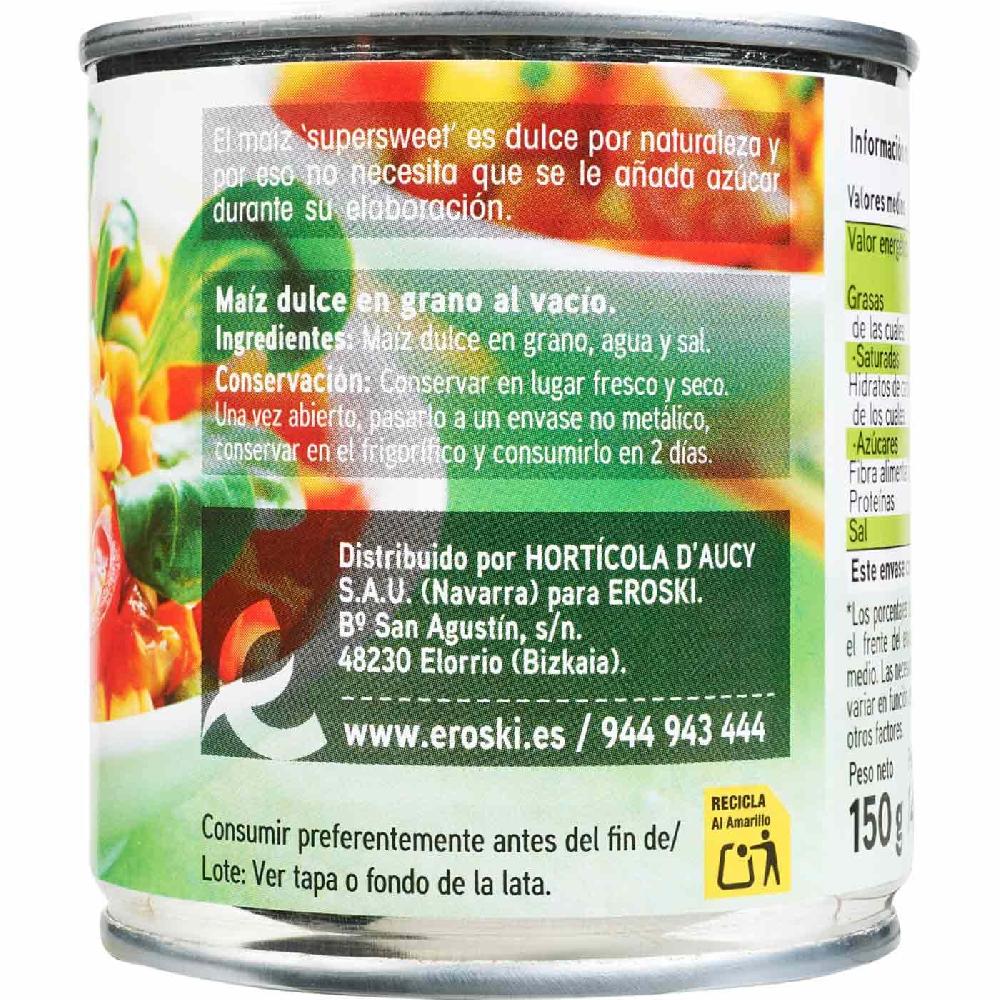 Eroski Maíz Dulce EROSKI Pack 3x140 G