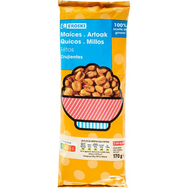 Eroski Maíz frito crujiente EROSKI bolsa 170 g