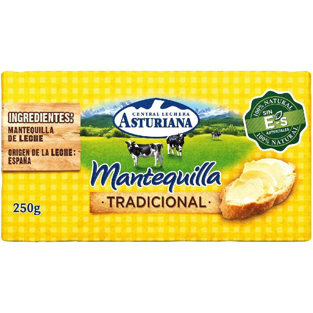 Eroski Mantequilla ASTURIANA pastilla 250 g