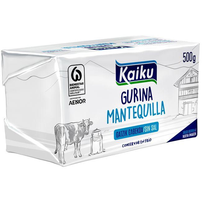 Eroski Mantequilla extra KAIKU pastilla 500 g