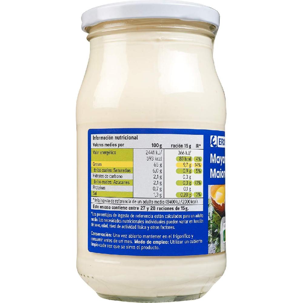 Eroski Mayonesa EROSKI Frasco 450 Ml