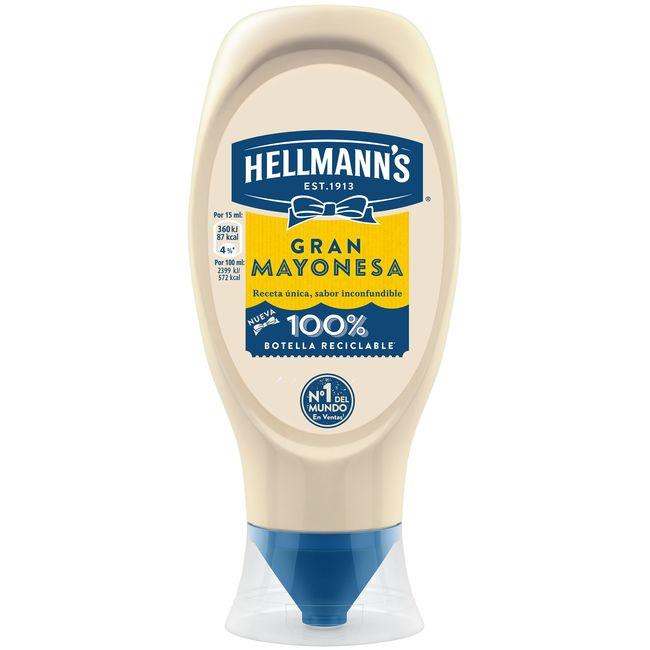 Eroski Mayonesa HELLMANN'S bocabajo 430 ml