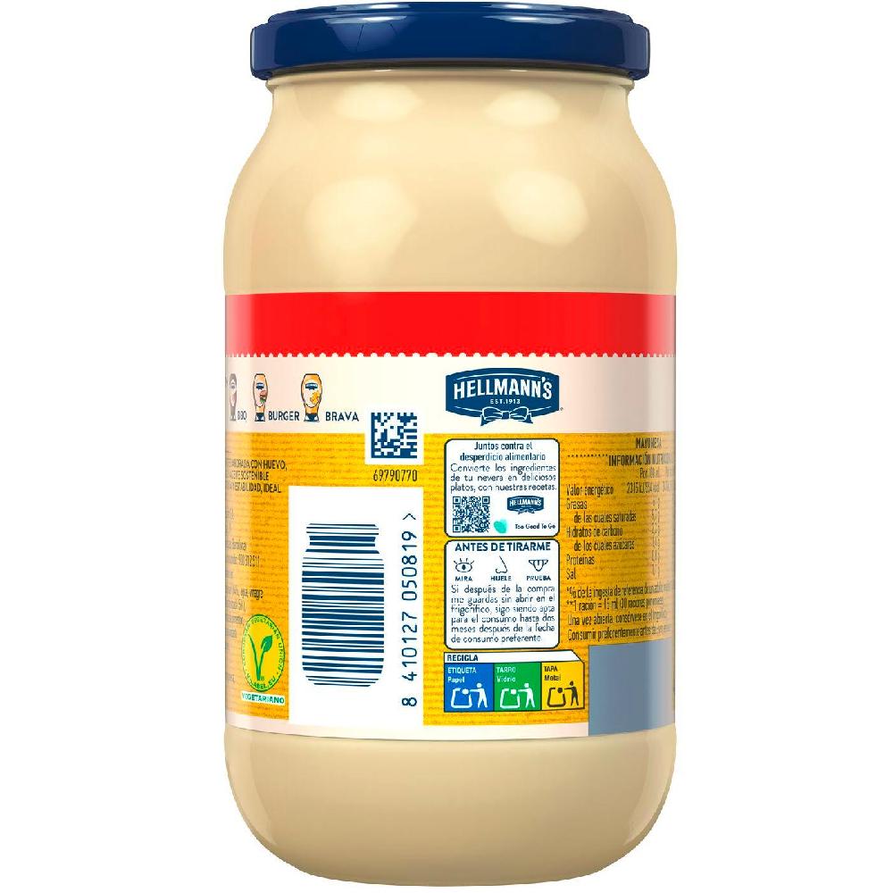 Eroski Mayonesa HELLMANN'S Frasco 450 Ml