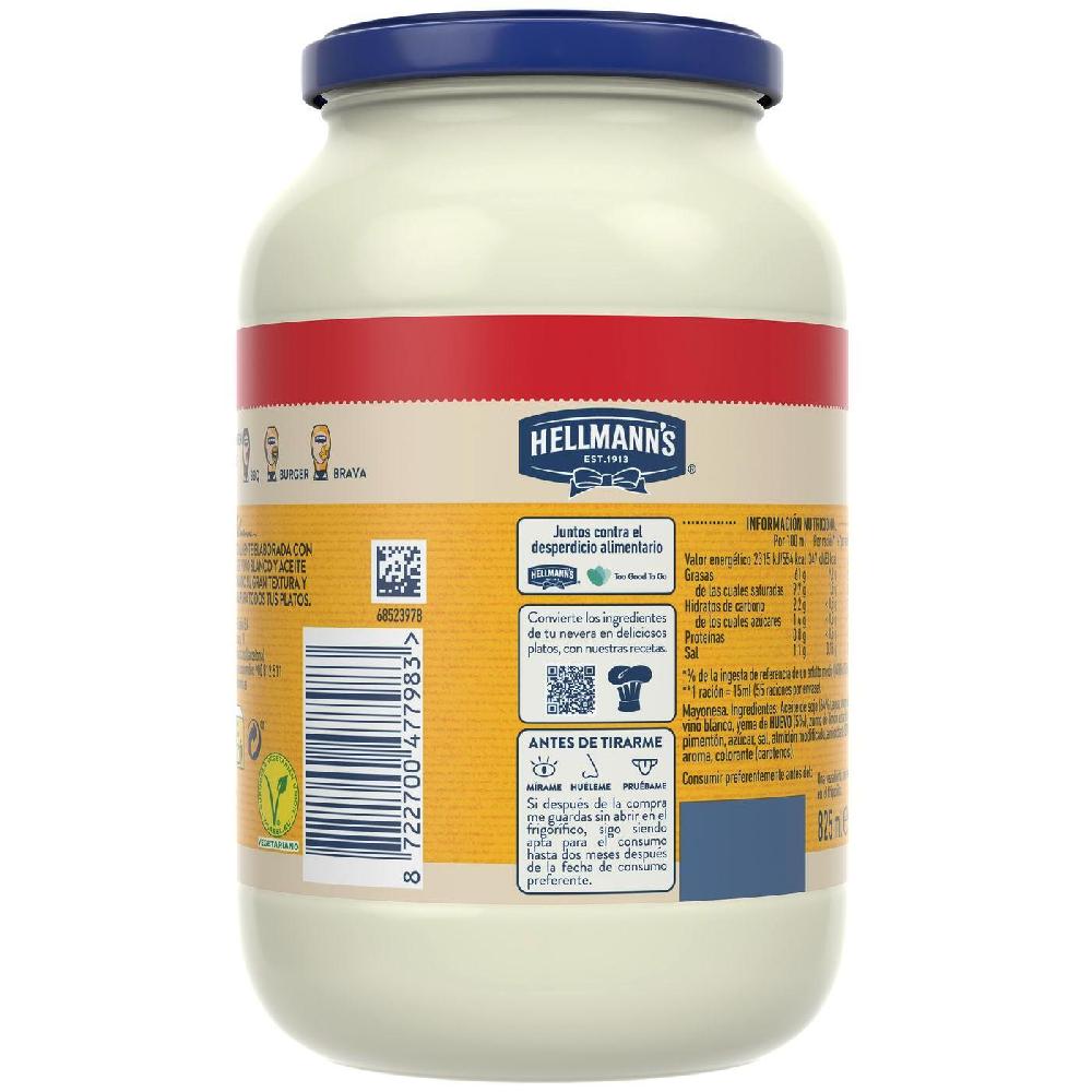 Eroski Mayonesa HELLMANN'S Frasco 825 Ml