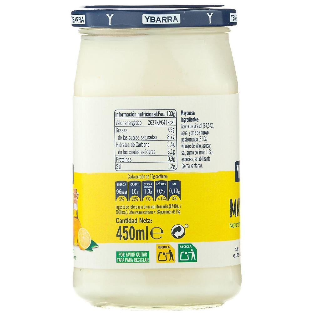 Eroski Mayonesa YBARRA Frasco 450 Ml
