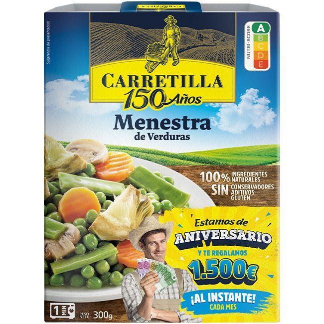 Eroski Menestra CARRETILLA bandeja 300 g