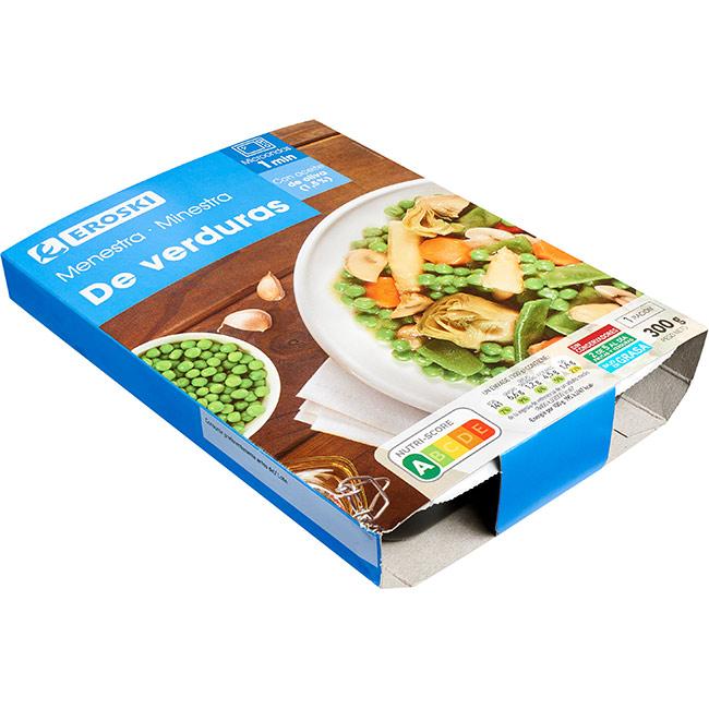 Eroski Menestra De Verduras EROSKI Bandeja 300 G