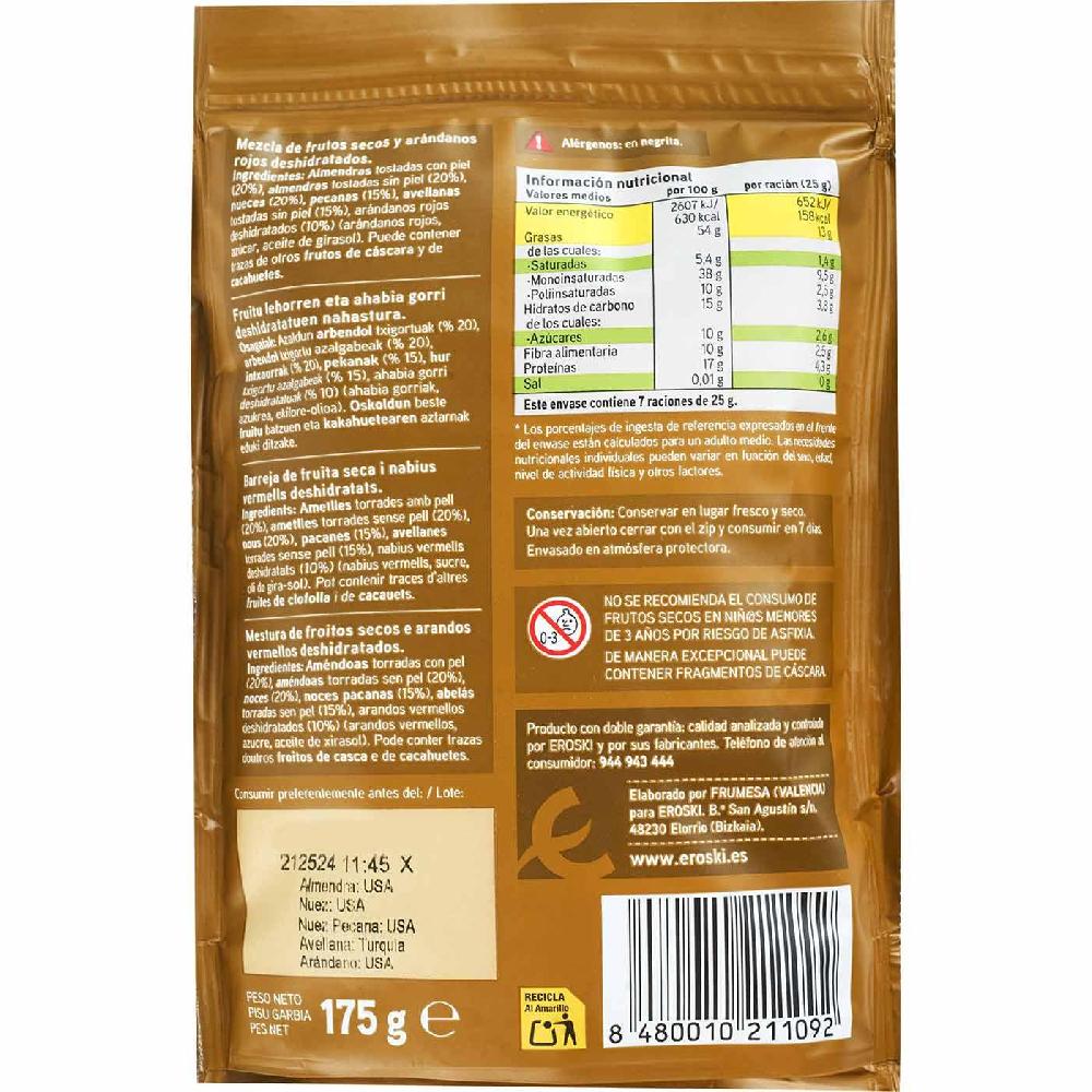 Eroski Mix Gourmet EROSKI Bolsa 175 G