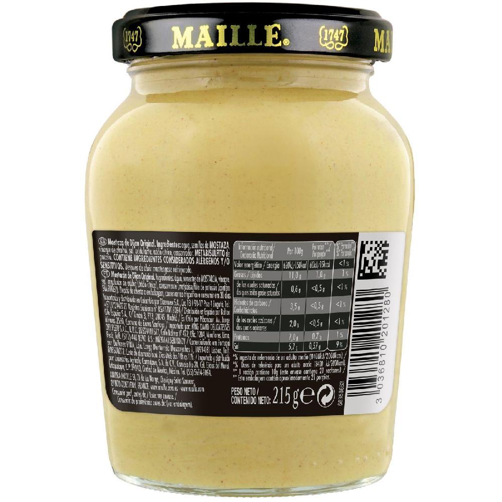 Eroski Mostaza De Dijon MAILLE Frasco 215 G
