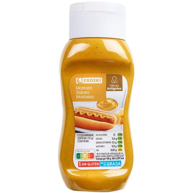 Eroski Mostaza EROSKI bote 320 g