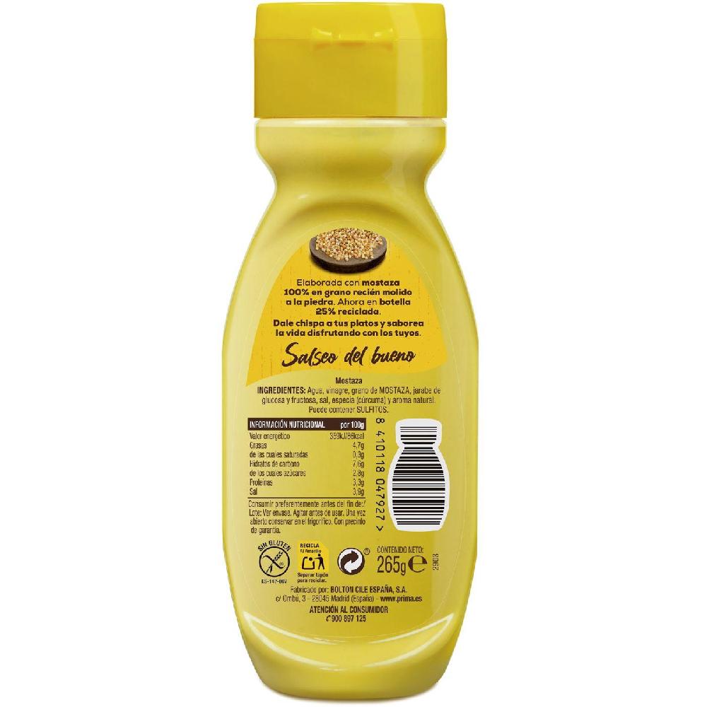 Eroski Mostaza Original PRIMA Bote 265 G
